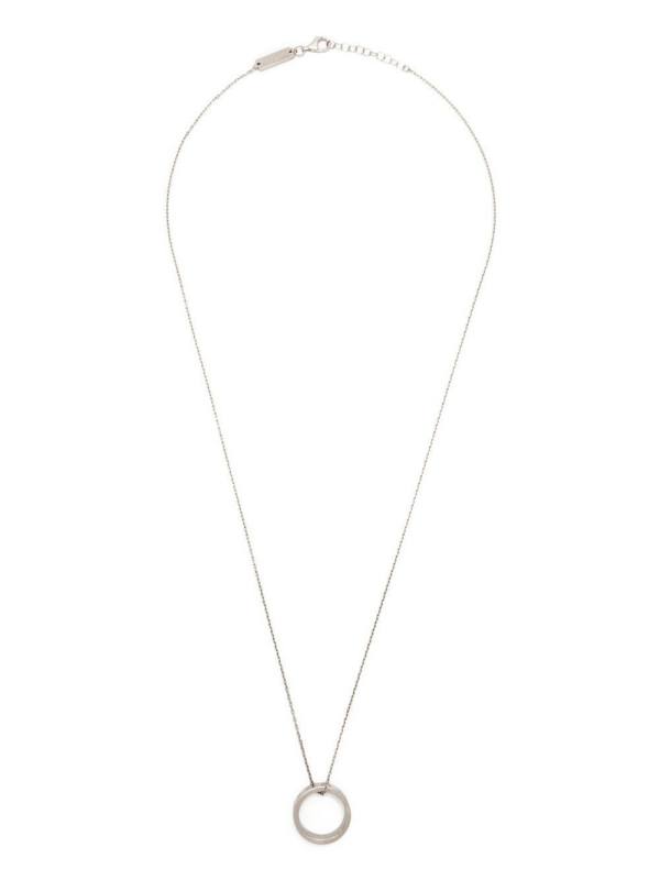 engraved-ring detail necklace