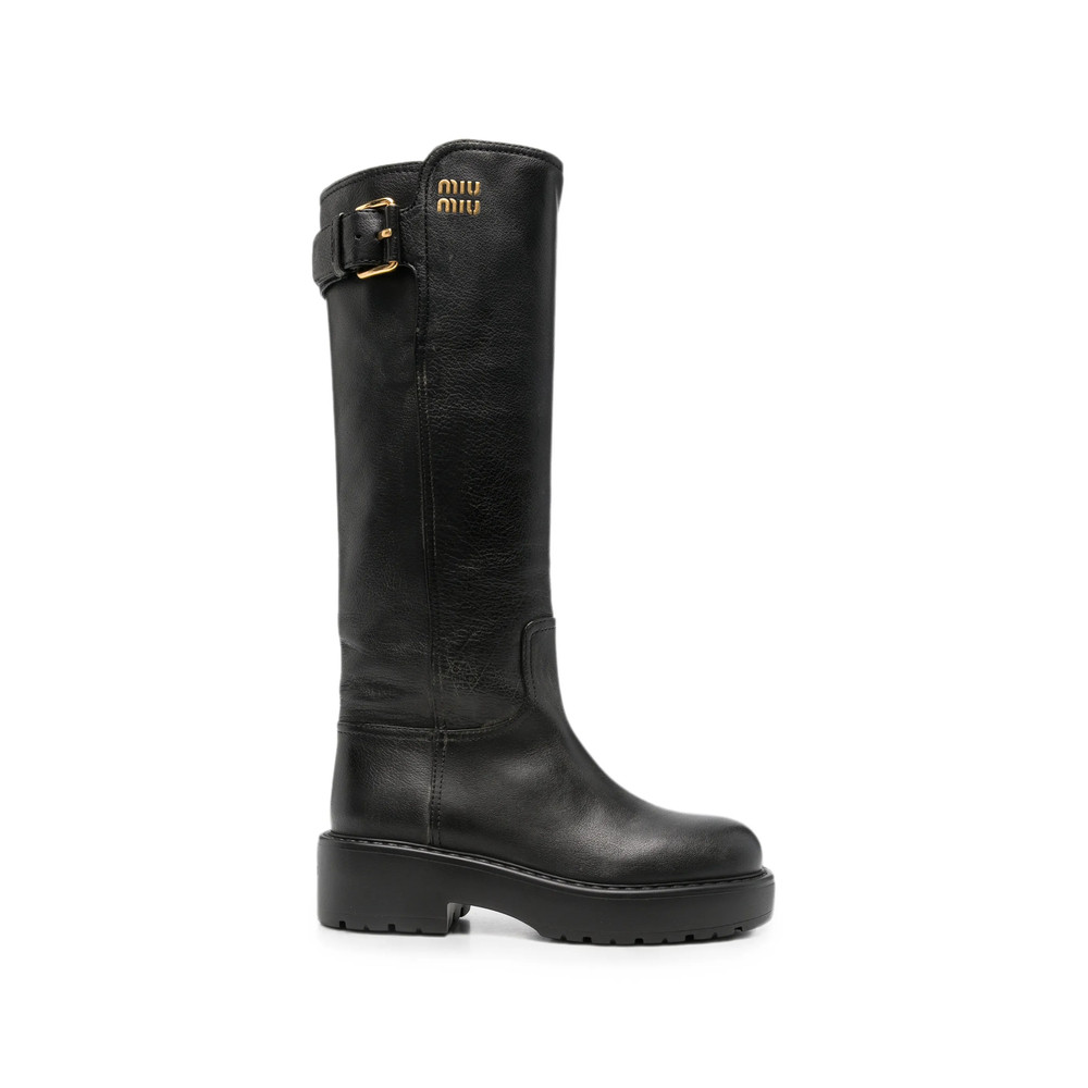 Miu Miu Buckle-detail Boots