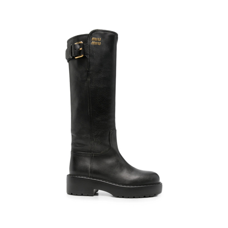 Miu Miu Buckle-detail Boots