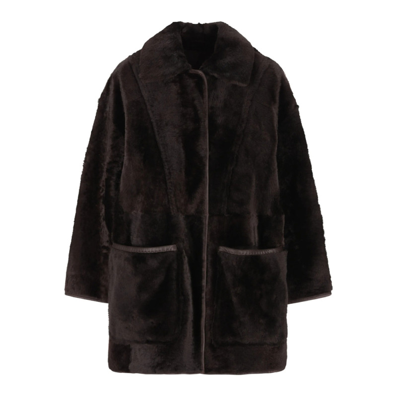 Max Mara Atelier Reversible Leather Coat