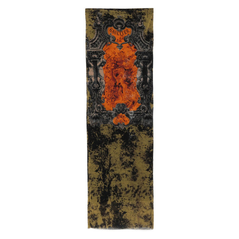 Jean Paul Gaultier Baroque-print Skirt