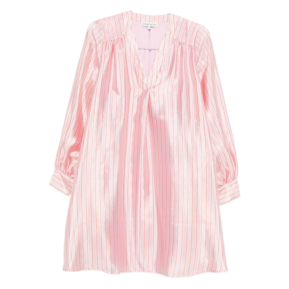 Stine Goya Yorando Stripe V-neck Dress