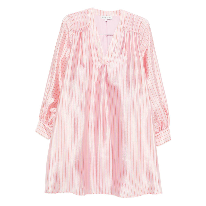 Stine Goya Yorando Stripe V-neck Dress