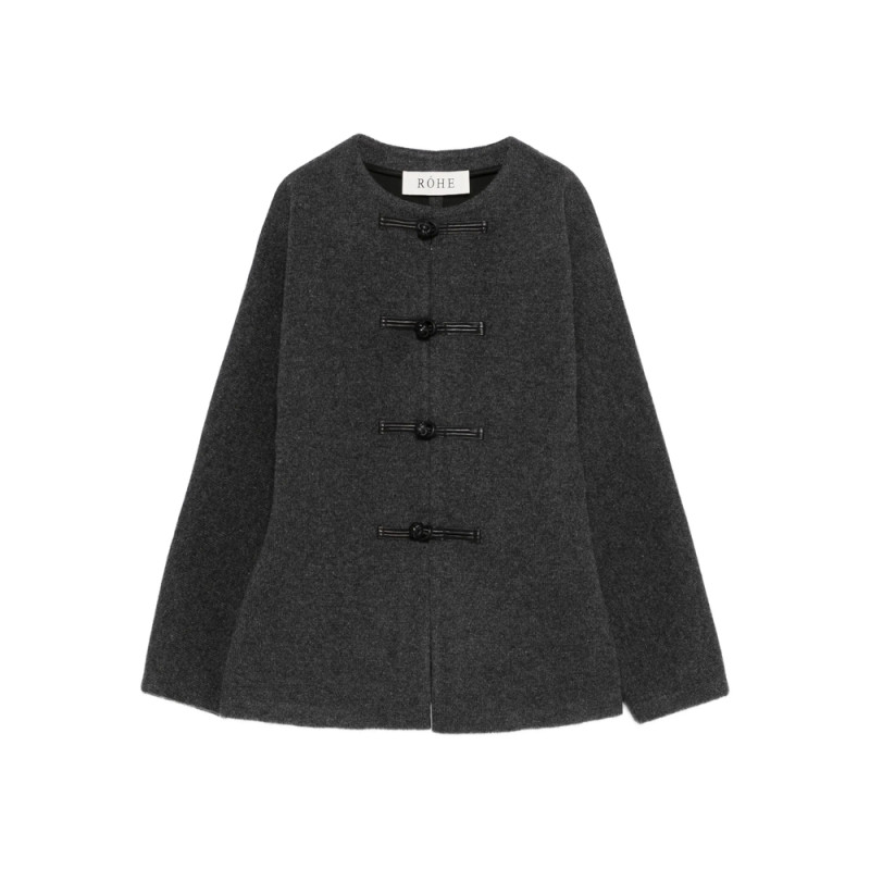 Rohe Mandarin Crew-neck Cardigan