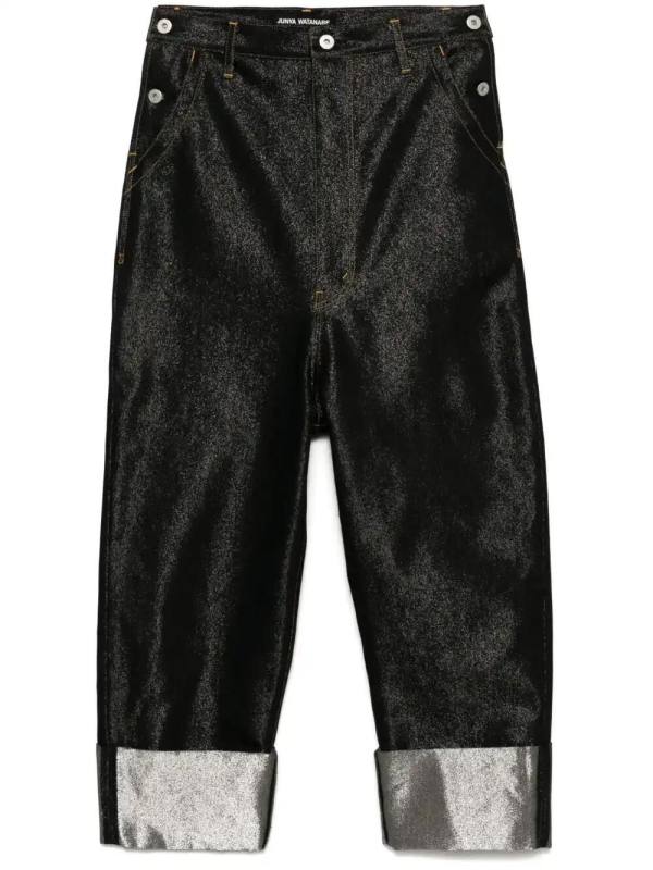 lamé jeans