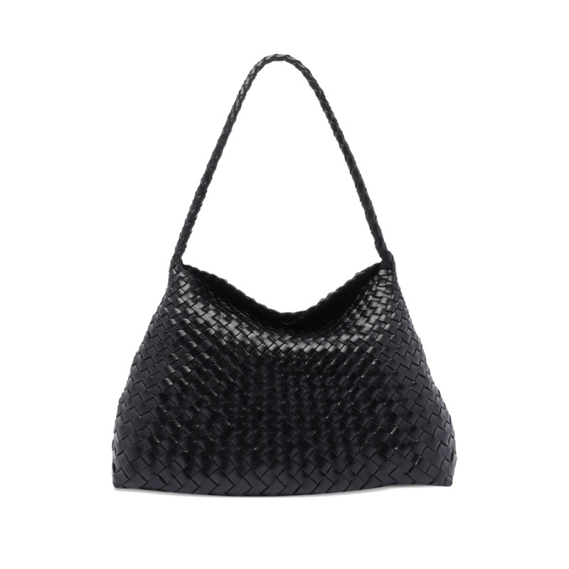 Dragon Diffusion Santa Croce Woven Leather Shoulder Bag
