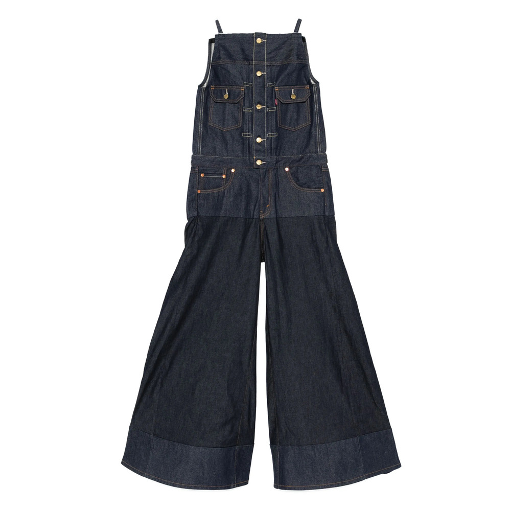 Levis X Sacai Denim Wide-leg Jumpsuit