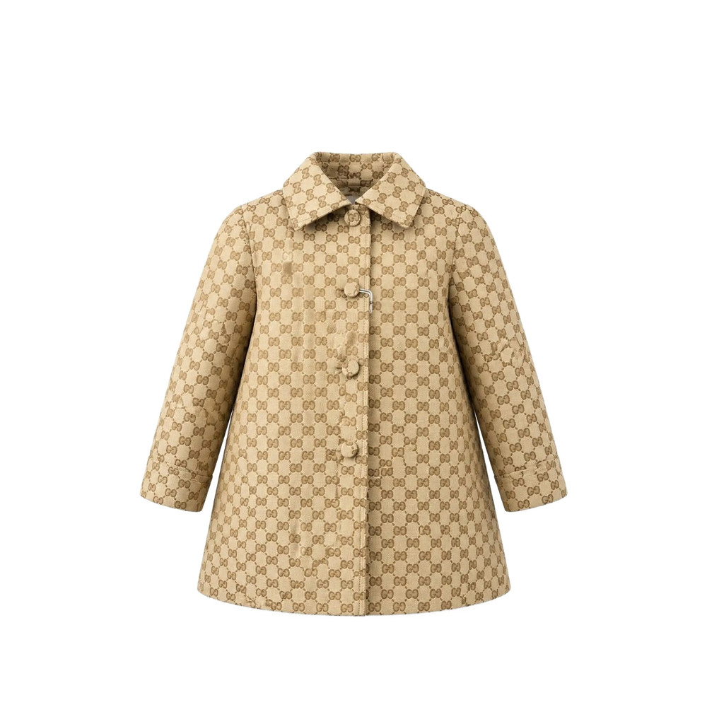 Gucci GG Canvas Collared Coat