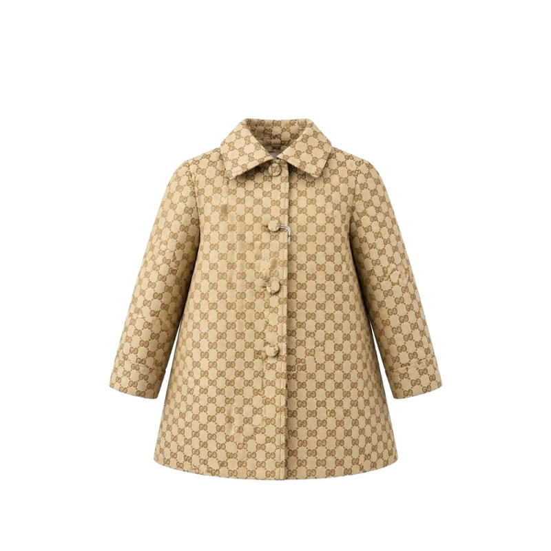 Gucci GG Canvas Collared Coat