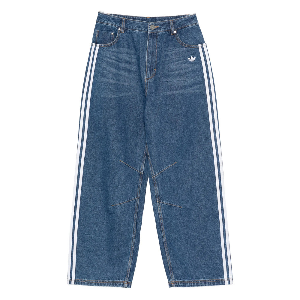 Adidas Striped Wide-leg Jeans