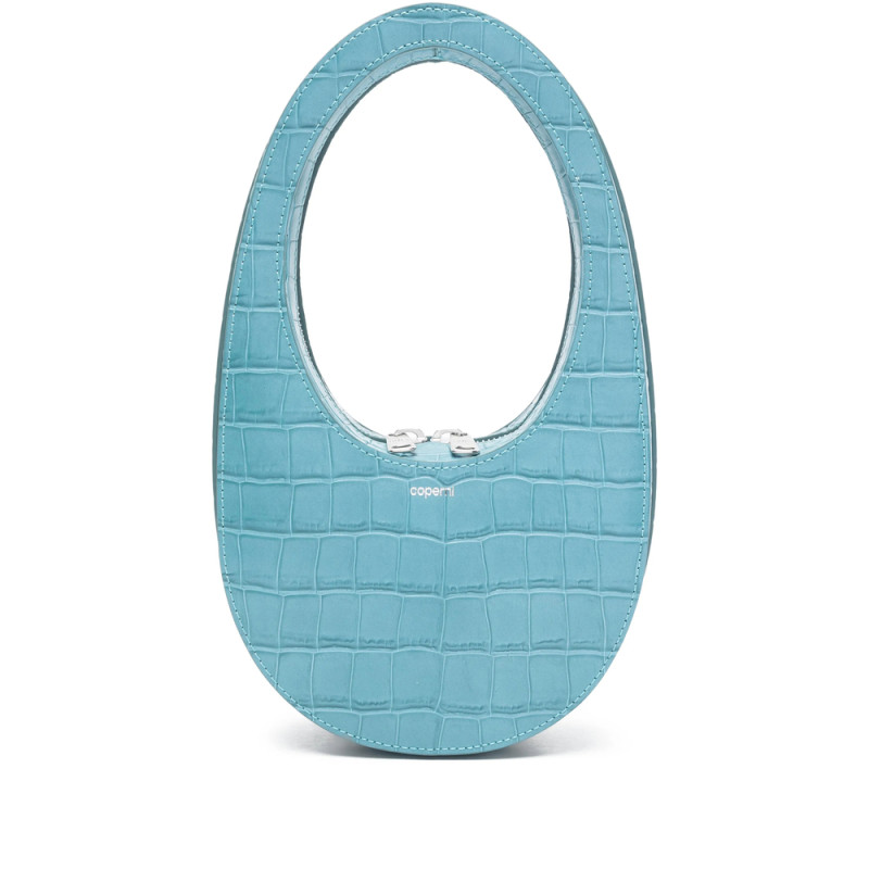 Coperni Mini Croc-effect Zip Tote Bag