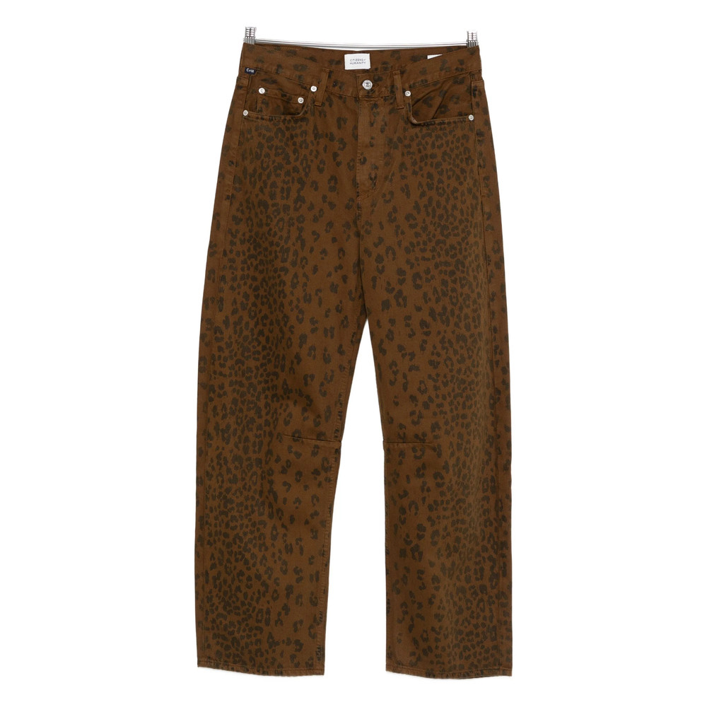 Citizens Of Humanity Cheetah-print Jeans