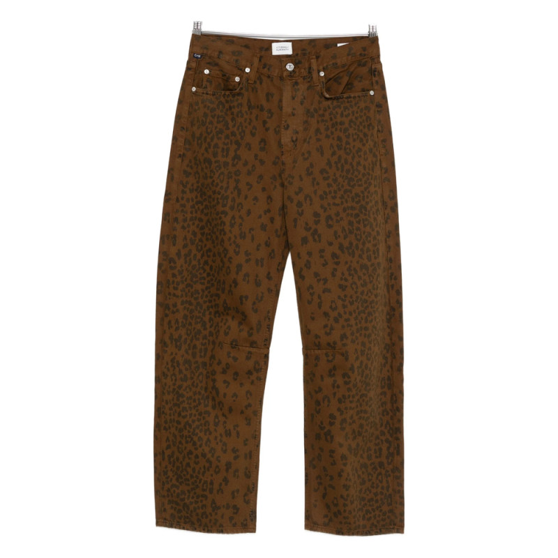 Citizens Of Humanity Cheetah-print Jeans