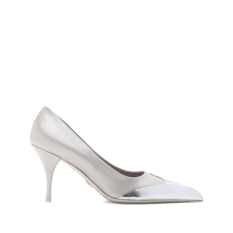 Prada Metallic-toecap Pumps