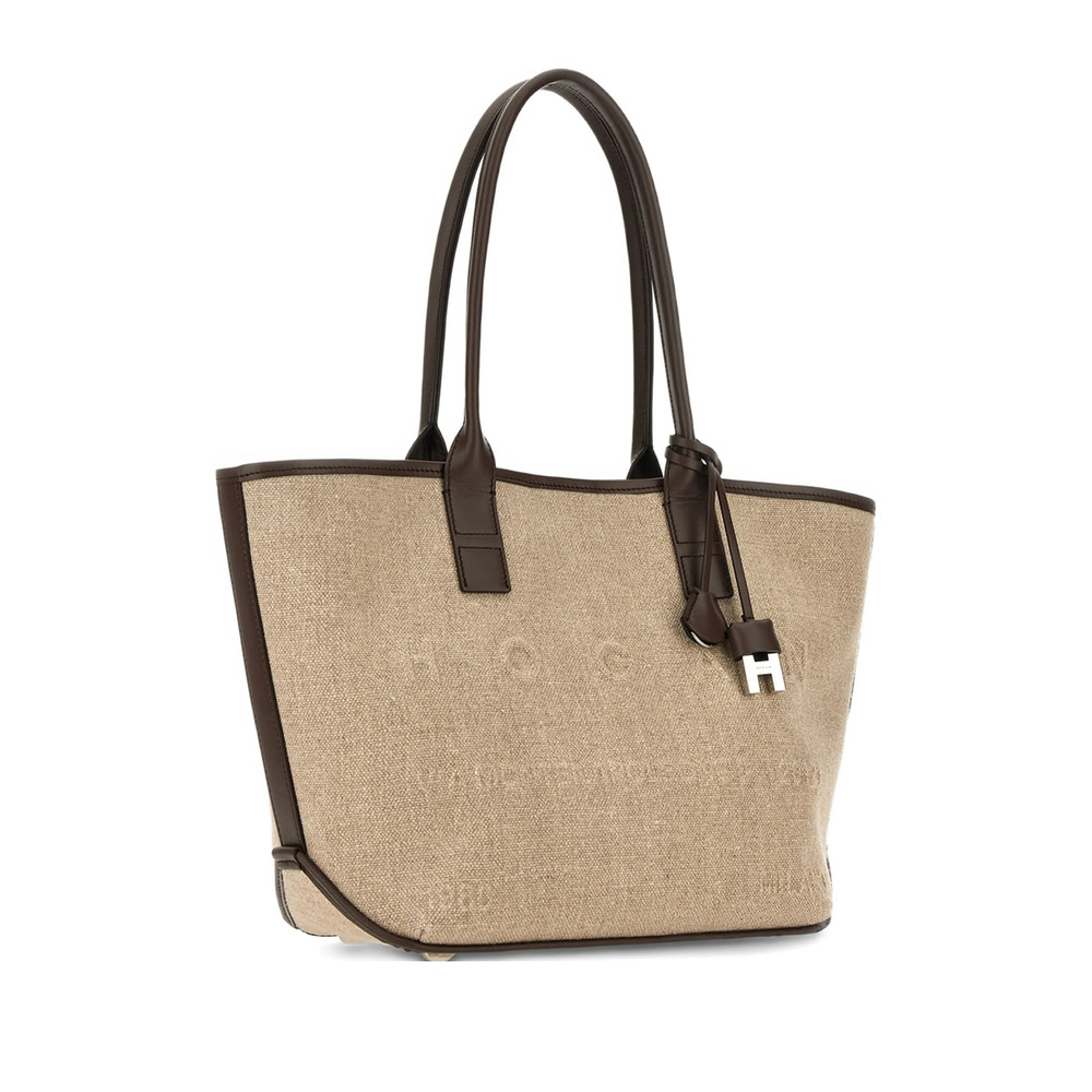 Hogan Top Handle Charm Tote Bag