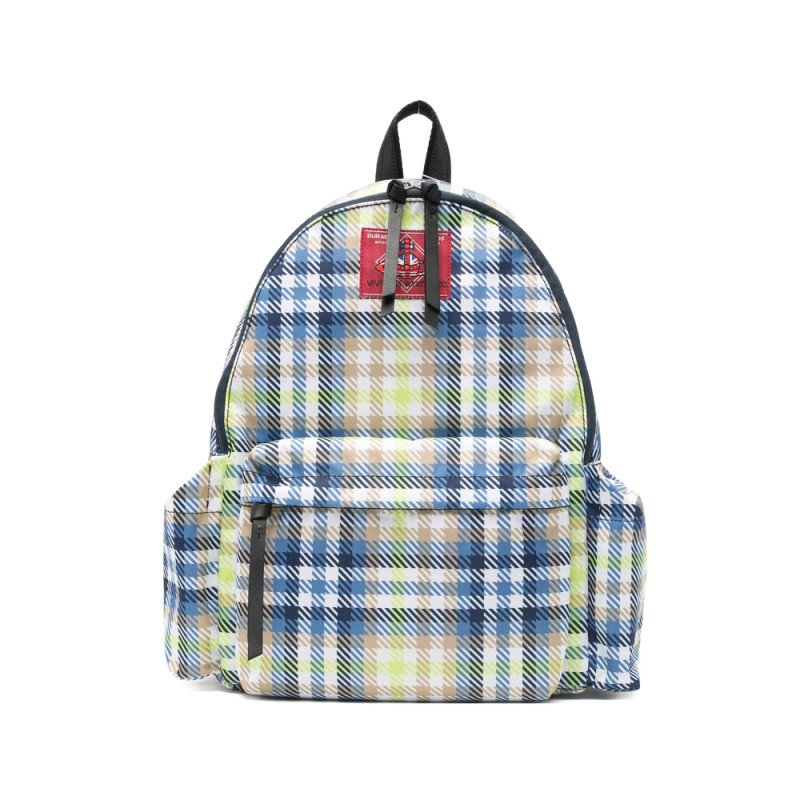 Vivienne Westwood Medium George Check-pattern Logo-patch Backpack