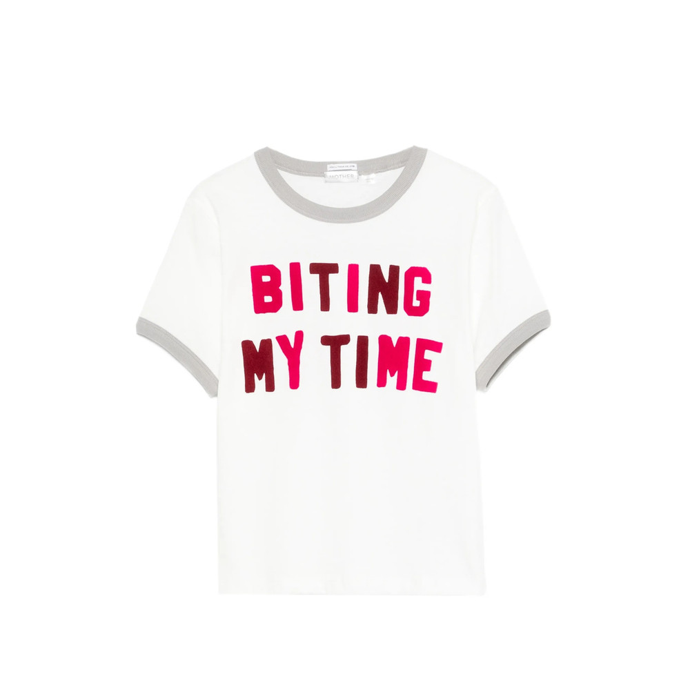 Mother The Itty Bitty Ringer Letter-print T-shirt