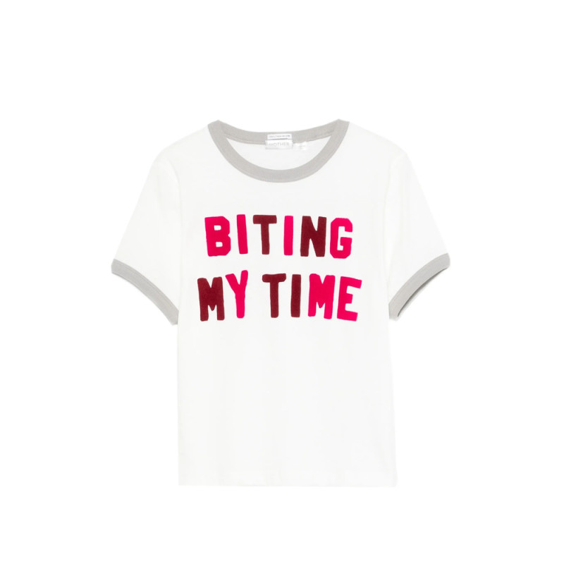 Mother The Itty Bitty Ringer Letter-print T-shirt