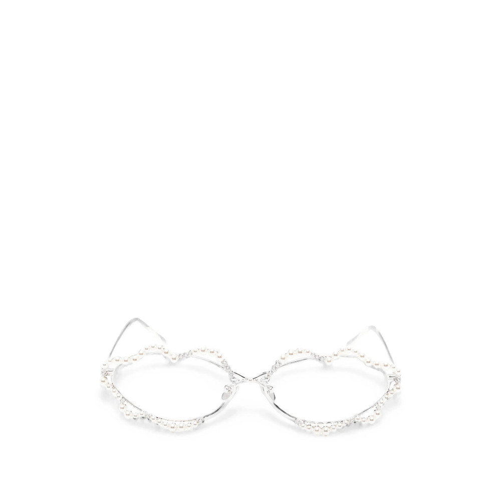 Yvmin Pearl-embellished Lip-frame Sunglasses