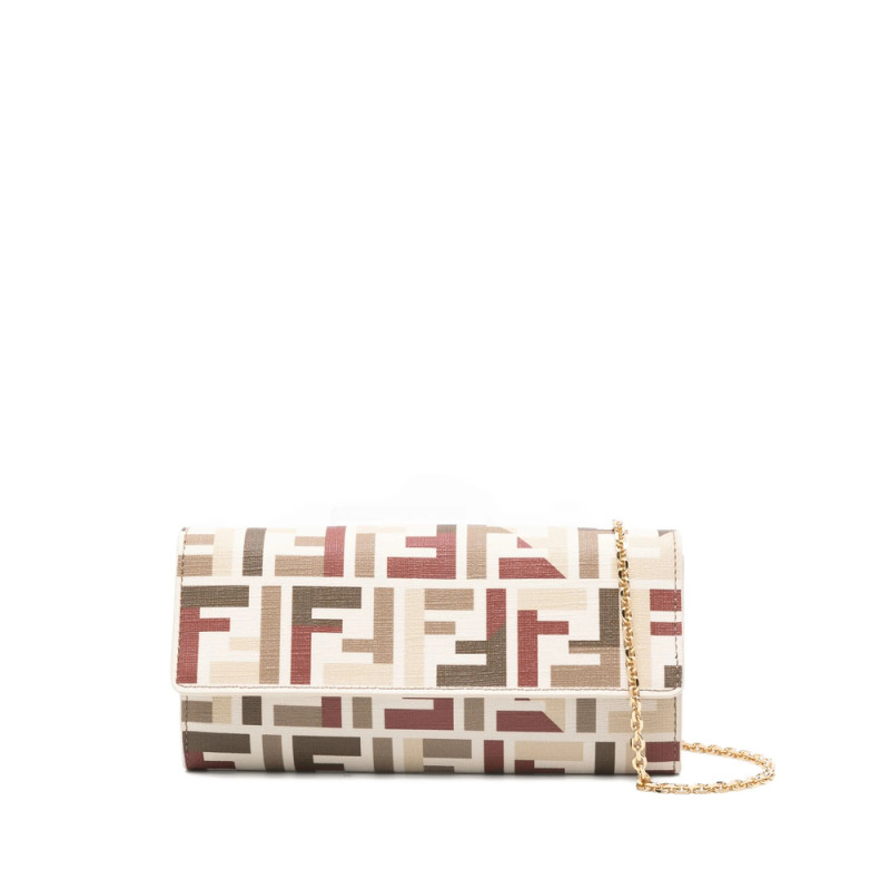 Fendi Fendi Roma FF-motif Clutch Bag