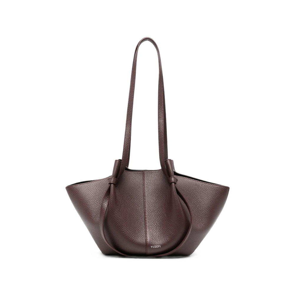 Yuzefi Mochi Grained Leather Tote Bag