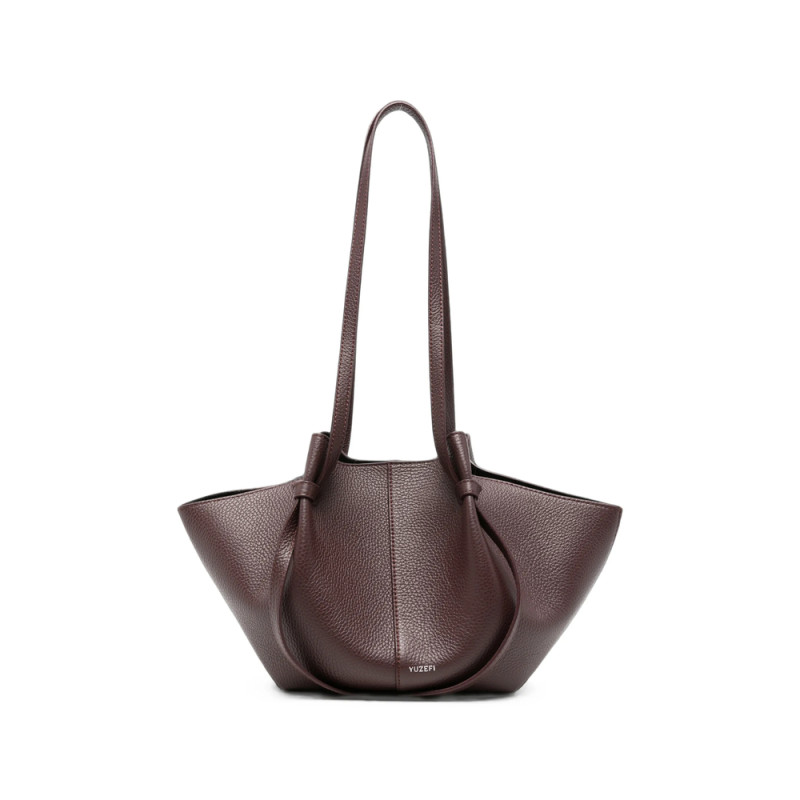 Yuzefi Mochi Grained Leather Tote Bag