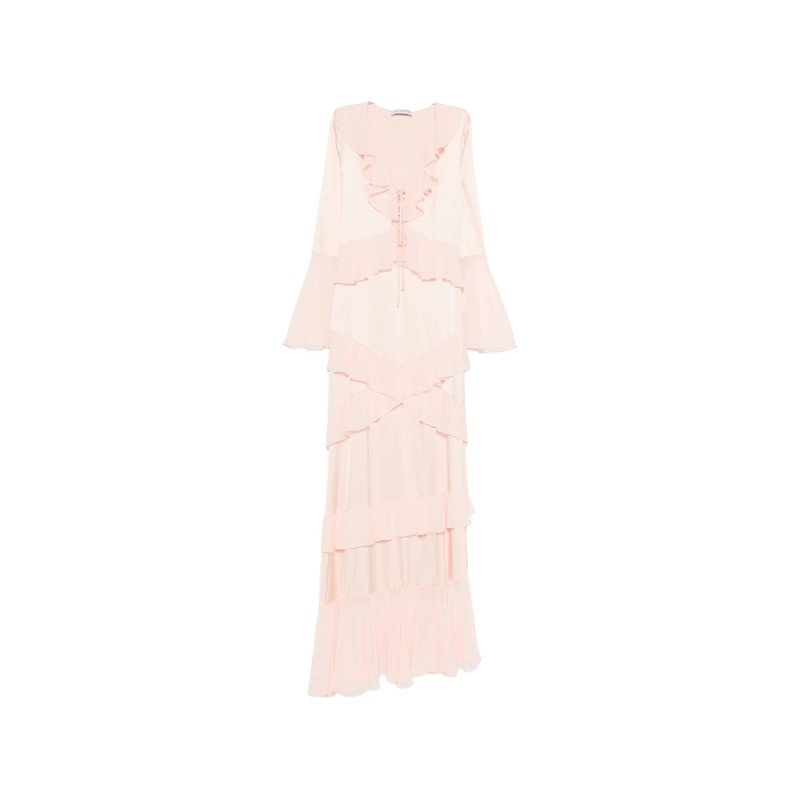 Les Filles D'eva Ruffled-details Maxi Dress