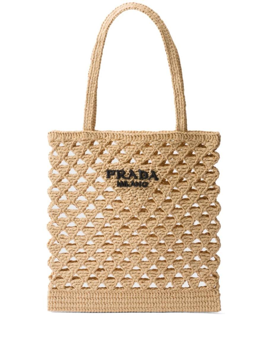 woven crochet tote bag