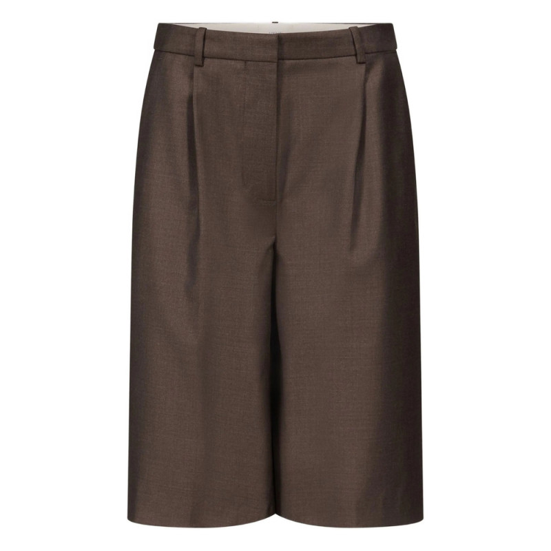 Lou Lou De Saison Adler Pleat-detail Side-pocket Shorts