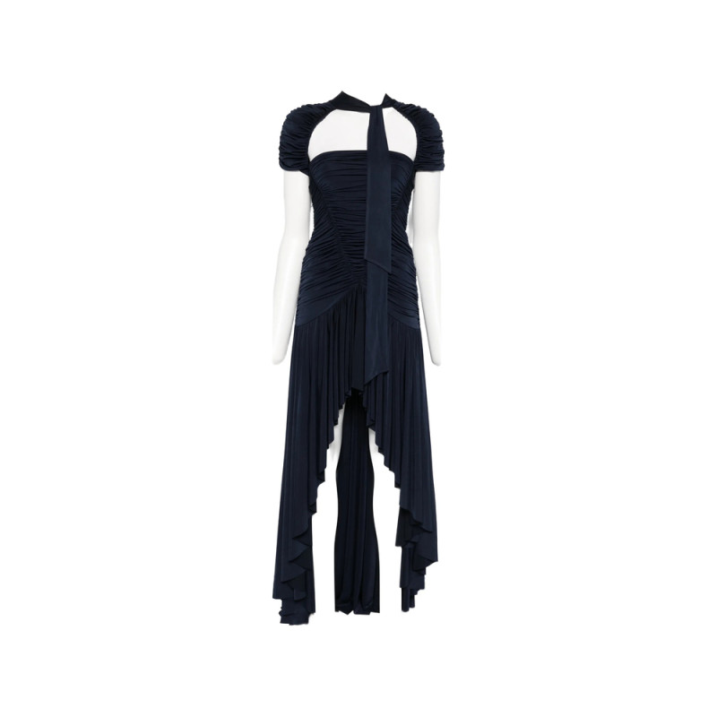 Siedres Roxy Cut-out Ruched Asymmetric Dress