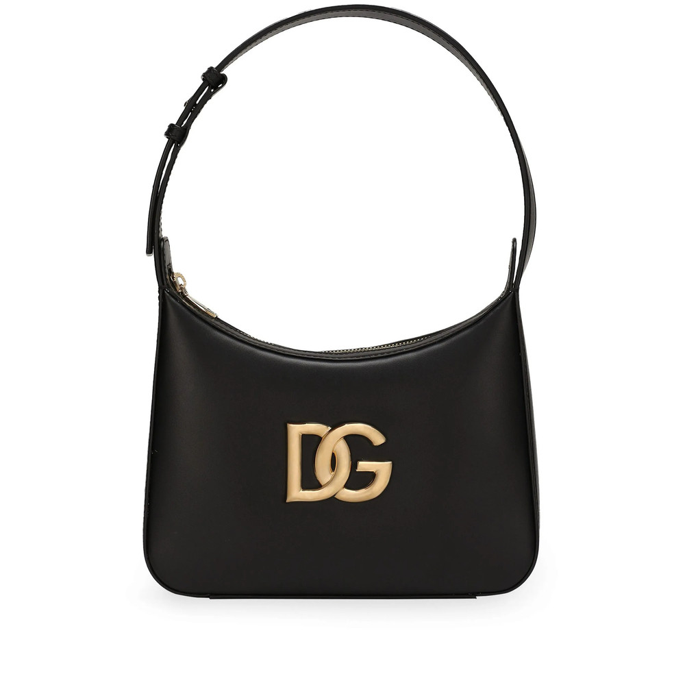 Dolce & Gabbana Logo-plaque Leather Tote Bag