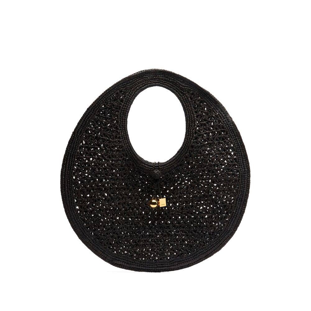 Jacquemus Le Rond Spiaggia Raffia Shoulder Bag