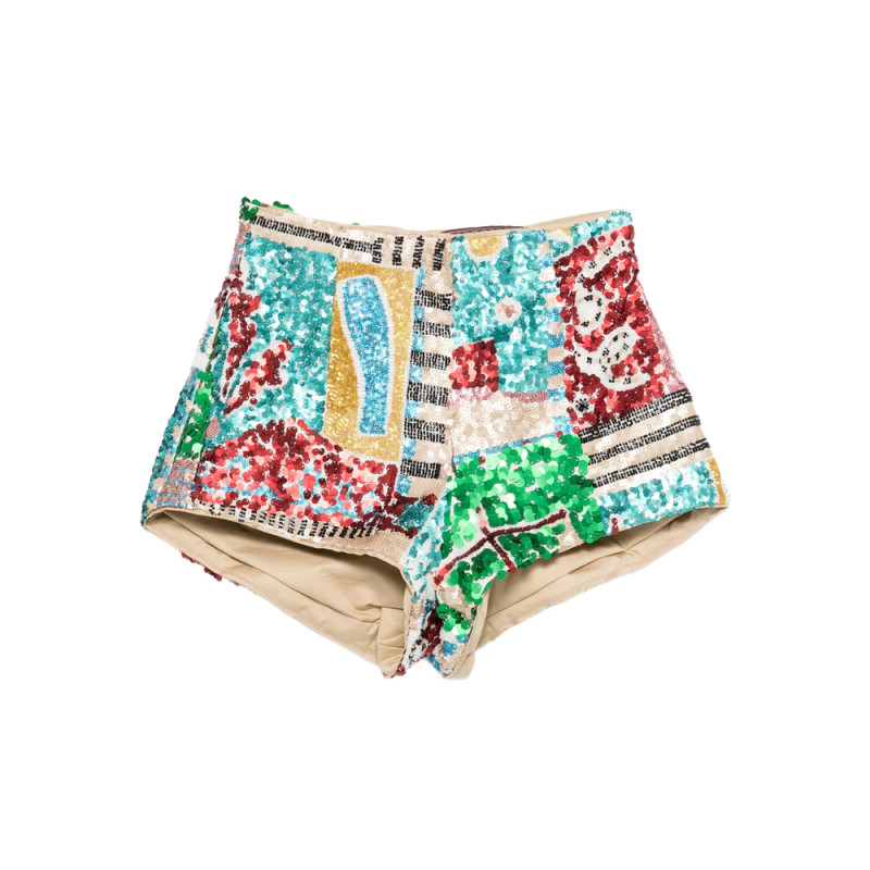 Alemais Jazz Sequin-embellishment Short