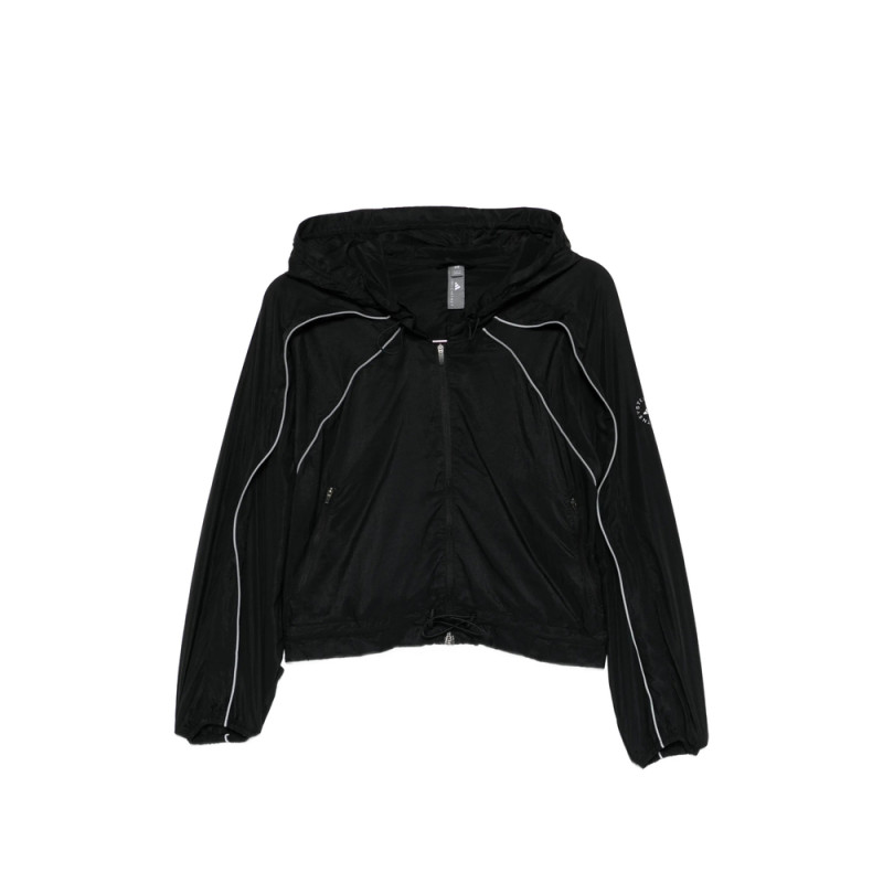 Adidas By Stella Mccartney Hooded Panelled Jacket