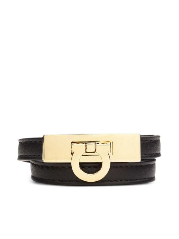 Gancini double twist bracelet