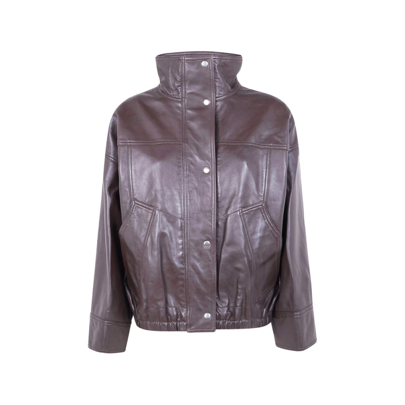 Rohe Buttoned Leather Jacket