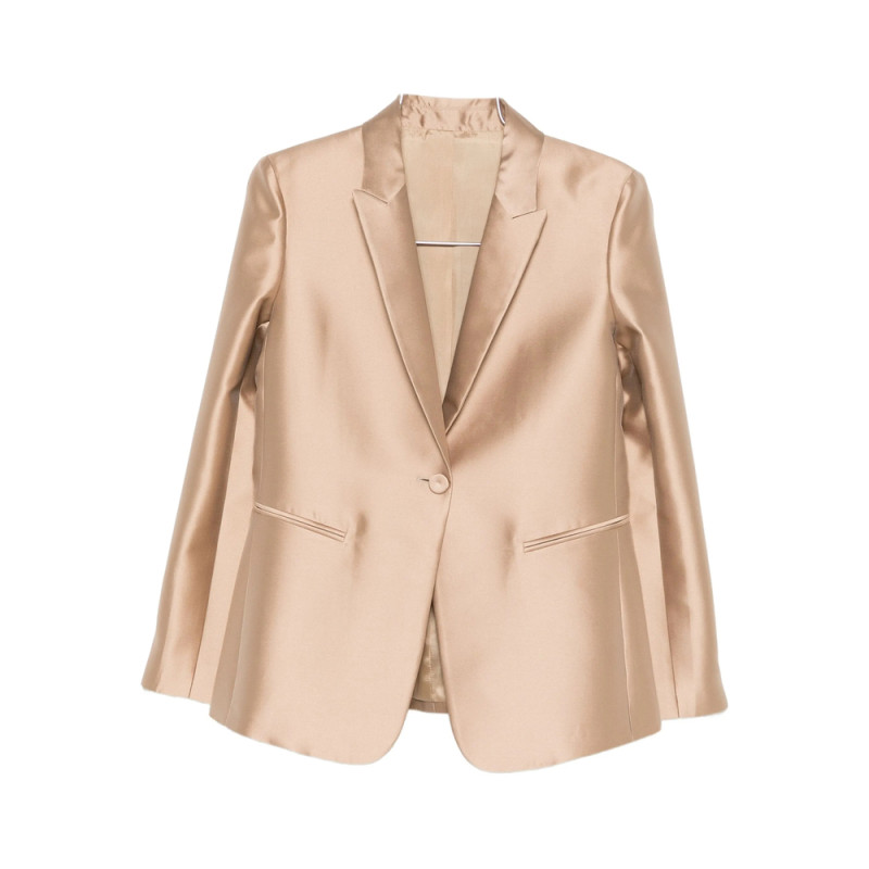 Alberta Ferretti Buttoned Peak-lapel Jacket