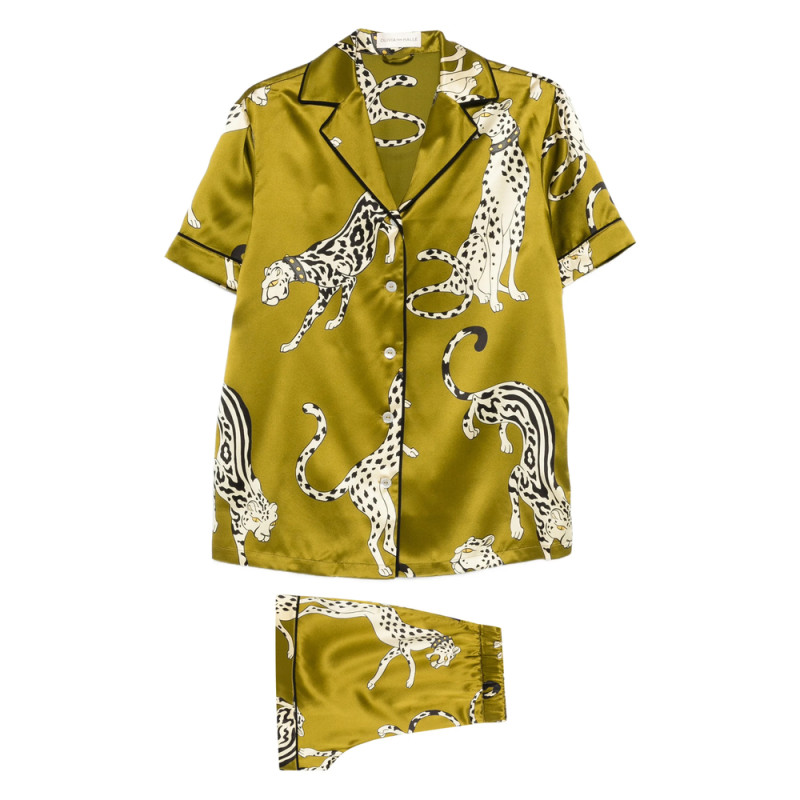 Olivia Von Halle Ingo Chanson Printed Pyjama (set Of Two)