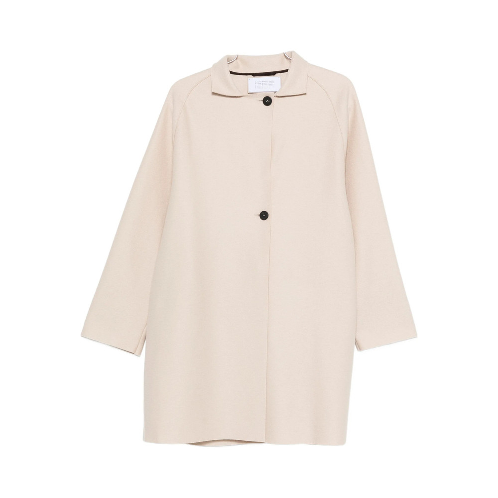 Harris Wharf London Raglan-sleeve Button Coat
