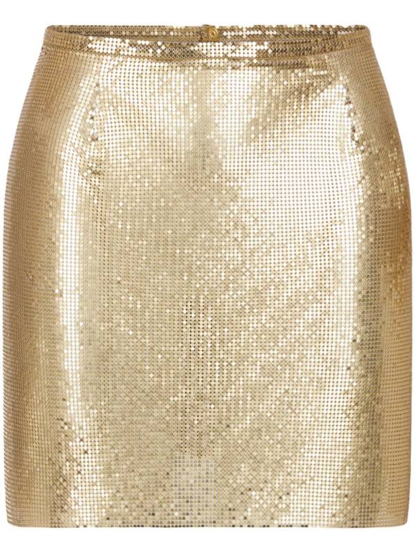 mesh mini skirt