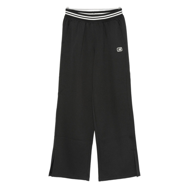 New Balance Elasticated-waistband Split-hem Trousers