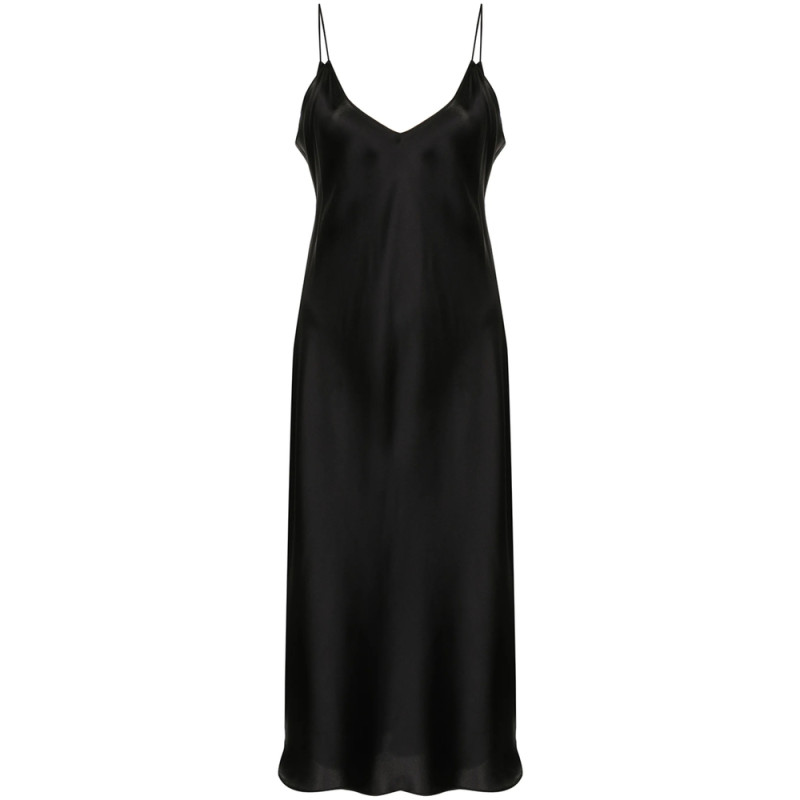 Nili Lotan Silk Midi Slip Dress