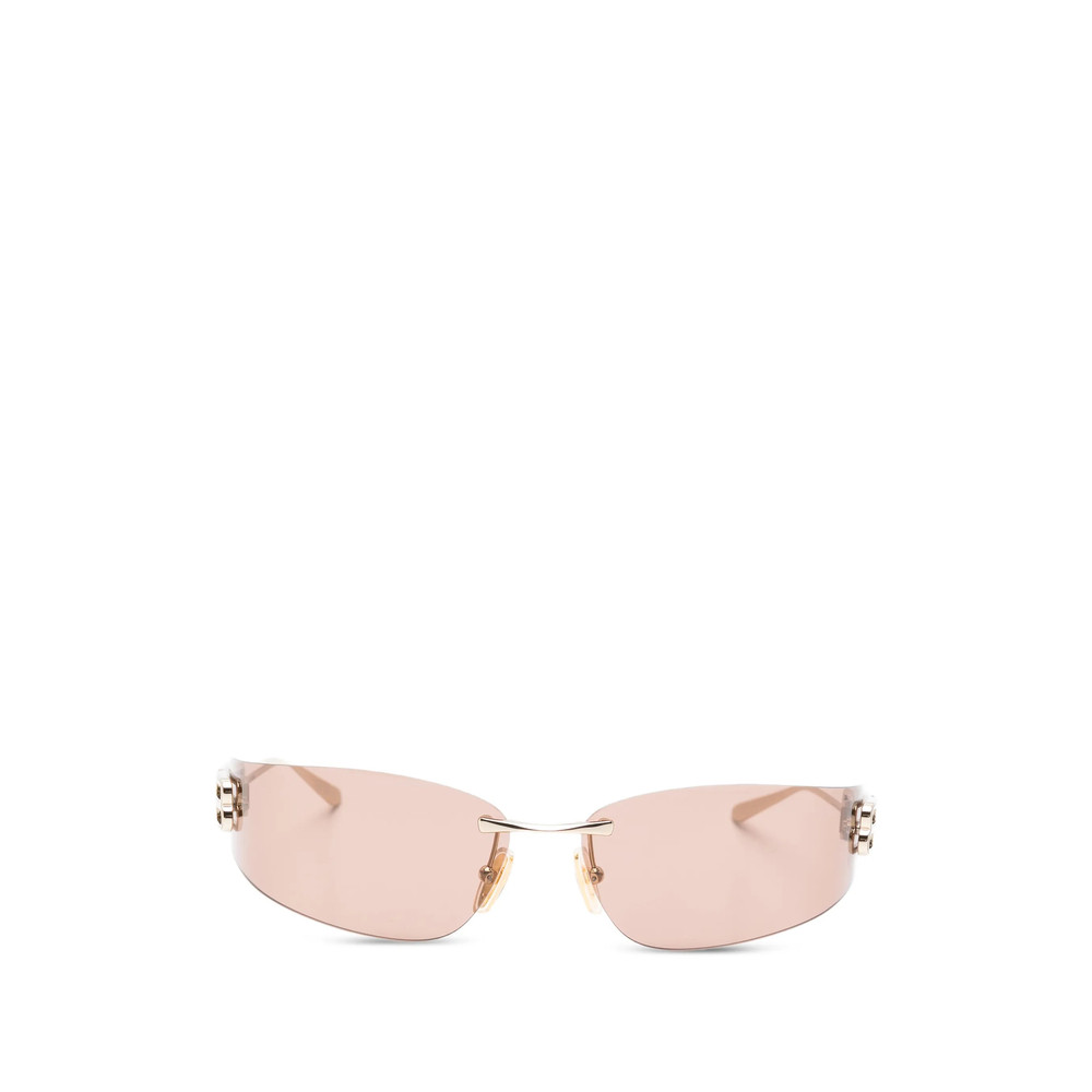Balenciaga Gossip Rimless Logo Sunglasses