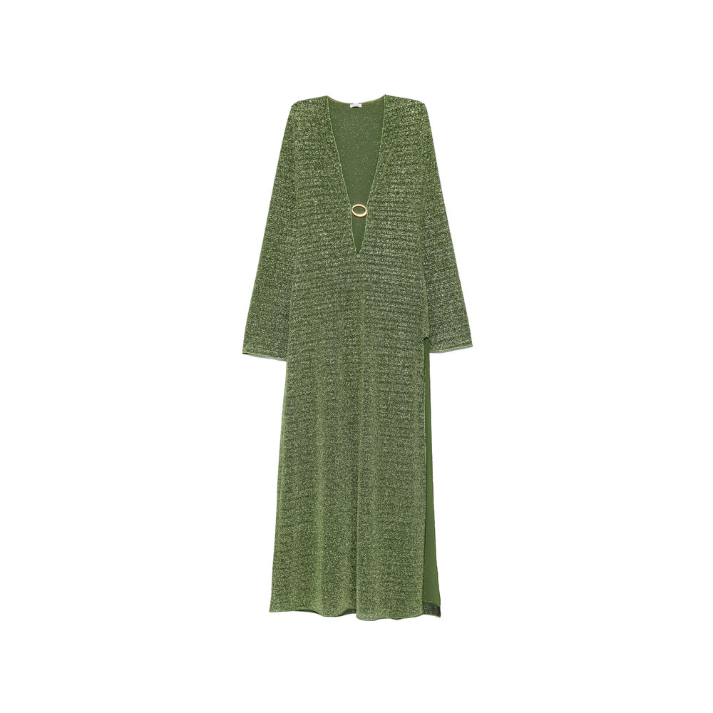 Oséree V-neck Ring Maxi Dress