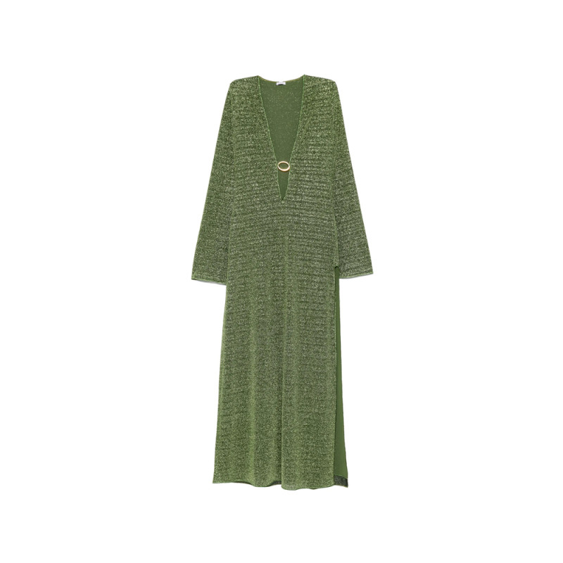 Oséree V-neck Ring Maxi Dress