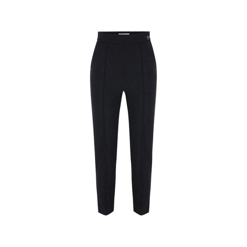 Elisabetta Franchi Technical Fabric Trousers