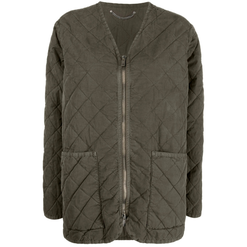Golden Goose Quilted Zip-up Jacket
