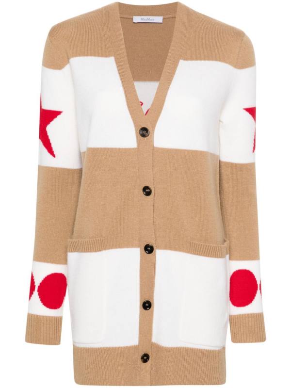 Valido 1951-motif striped cardigan