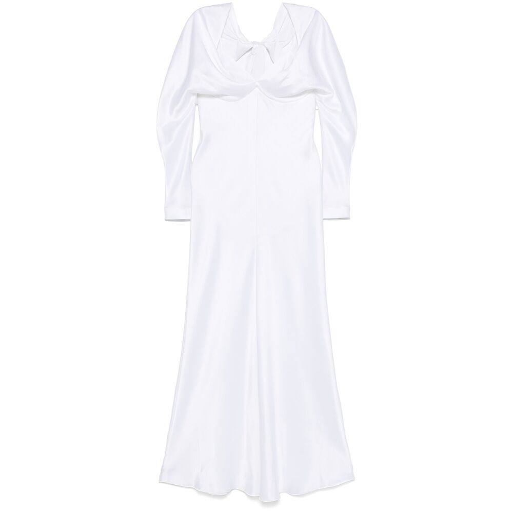 Alberta Ferretti Draped Maxi Dress