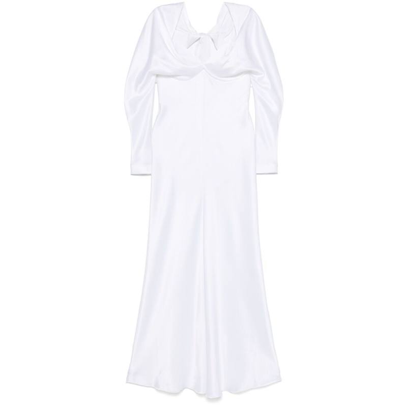 Alberta Ferretti Draped Maxi Dress